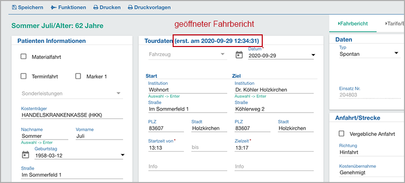 fahrbericherstellungsdatum