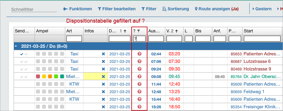 dispofragezeichenfilter
