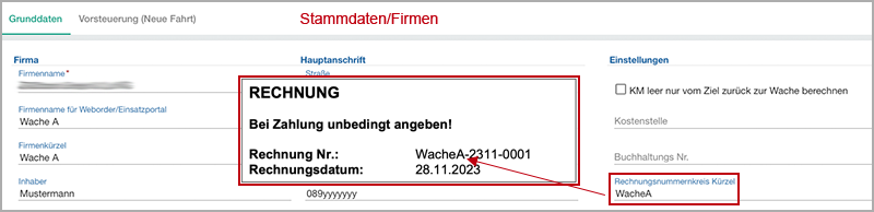 rechnungsnummernkreis